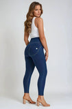 (WRUP1HC002NS-J0Y) Blauwe Curvy WR.UP® Push Up Jeans met een Hoge Taille en Zip