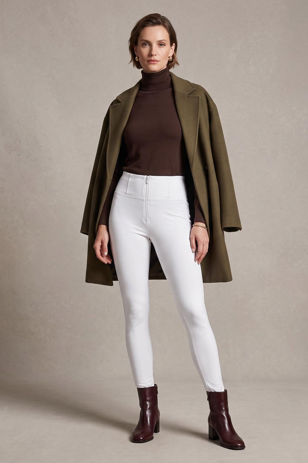 wit diwo pro white high waist legging pants freddypants