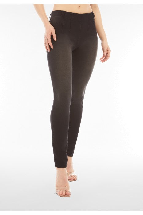 (WRUP1RHS401-J7N) High Waist Denim Look WR.UP® with Waist Details