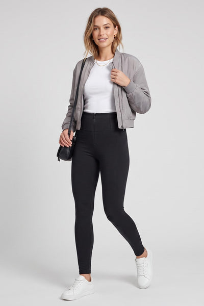 black skinny push up, cotton legging pants