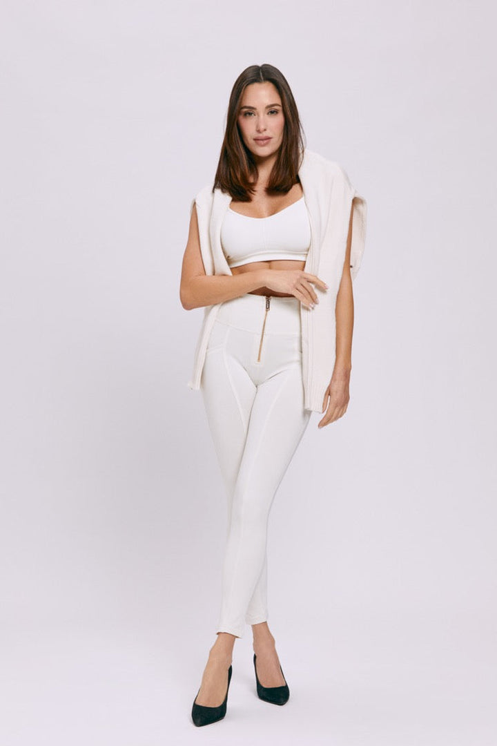 (WRUP4HS427-I35) Ankle Length WR.UP® High Waist with Gold Zip