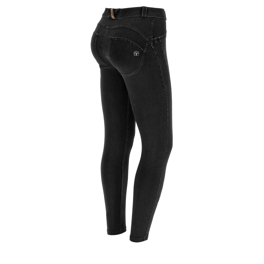 (WRUP4RHF306-J7N) Denim Look WR.UP® High Waist met Rits aan de Enkel in 7/8 Lengte