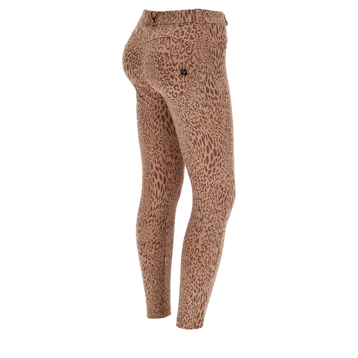 (WRUP4RHF314-ANI68) Dierenprint WR.UP® High Waist met Rits aan de Enkel in 7/8 Lengte
