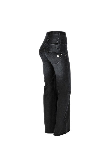 (WRUPSNUG29SHF325-J7N) Woven Denim Flared WR.UP® Jeans met Hoge Taille