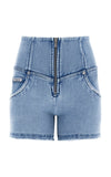(WRUPSNUG9HS317-J107B) Hippe Denim Short met een Hoge Taille en Reel Pockets!