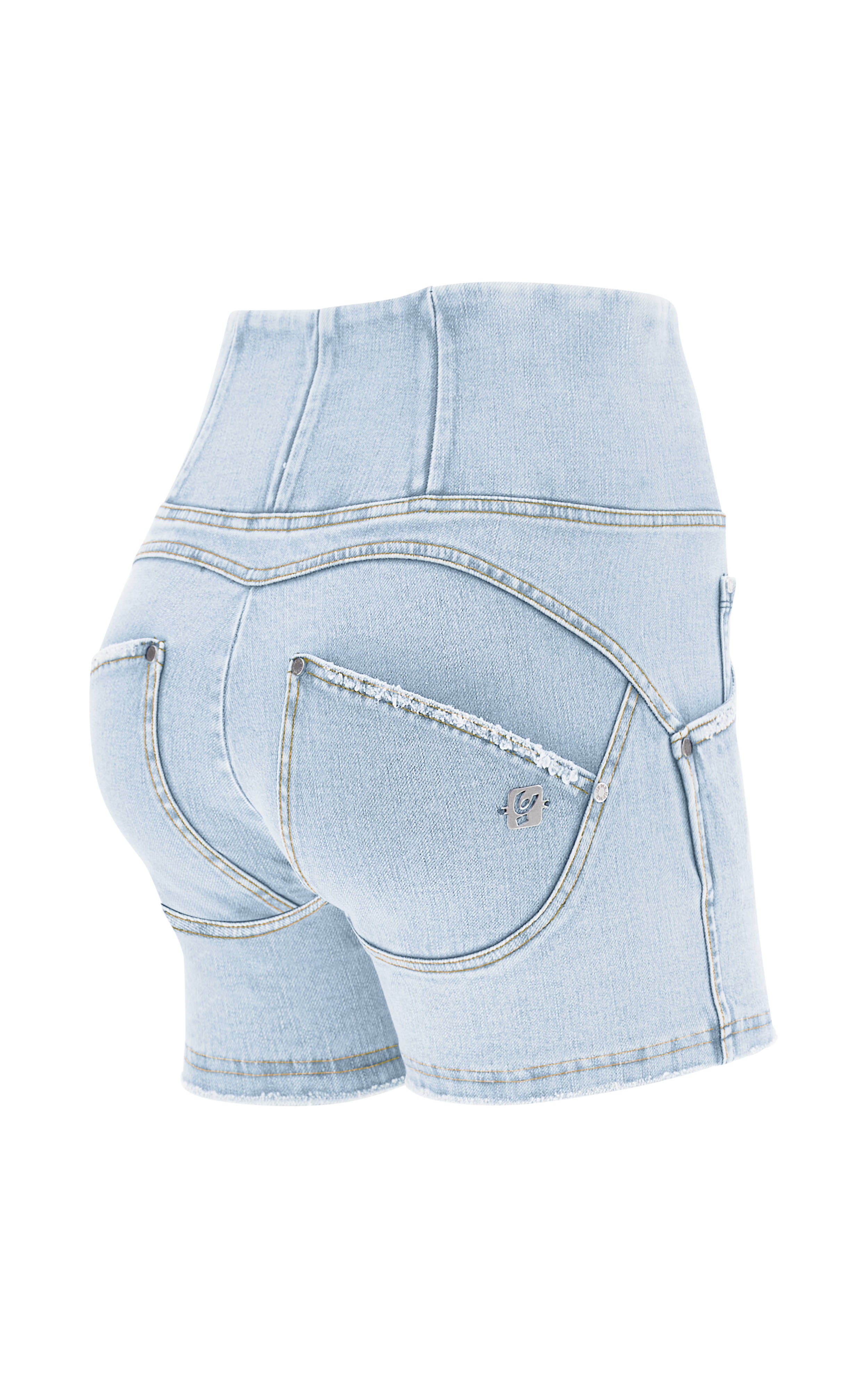 (WRUPSNUG9HS317-J85Y) Hippe Denim Short met een Hoge Taille en Reel Pockets!