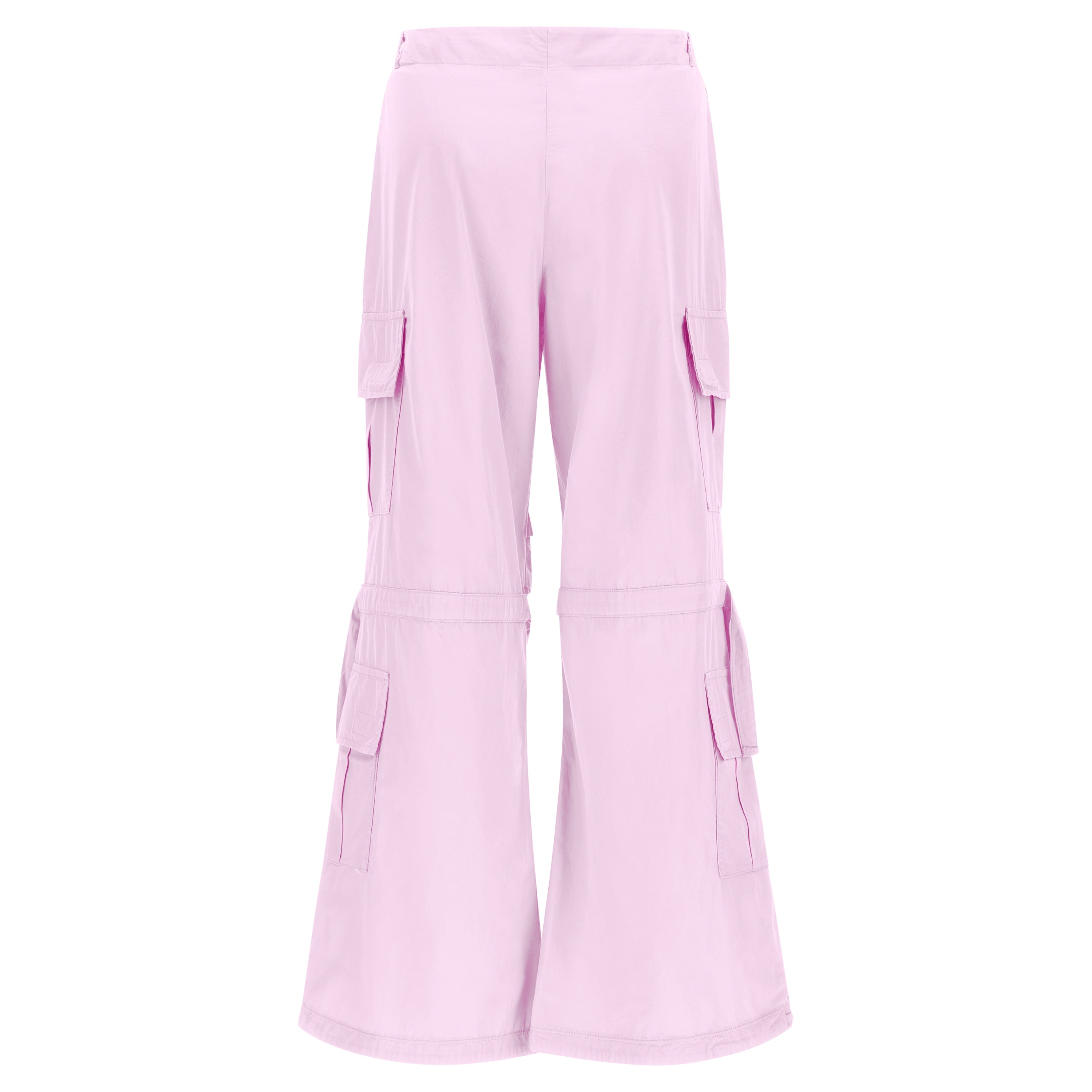 (BRITNEYF301-P122X) Freddy Poplin Cargo Pants with side pockets in Light Pink