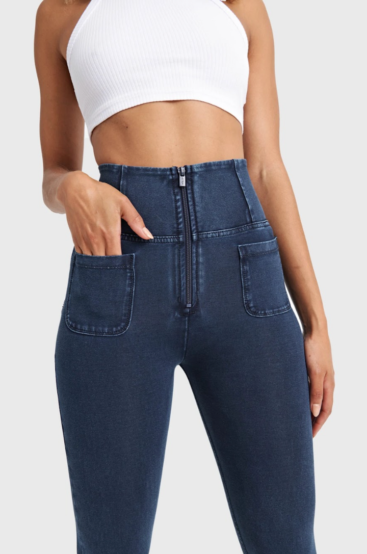 (WRUP4SHS224-J0B)WR.UP® Jeggings With Super High Waist And Patch Pockets