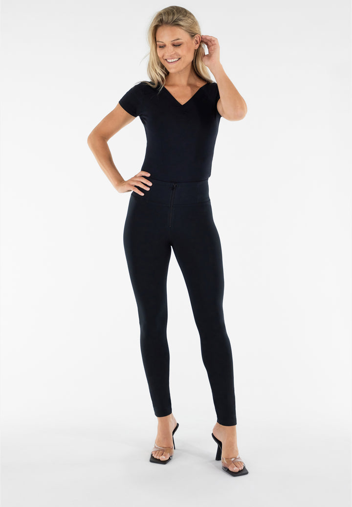 (WRUP2HC001ORG-N) Basic WR.UP® met een Hoge Taille en Ritssluiting in Zacht Katoen