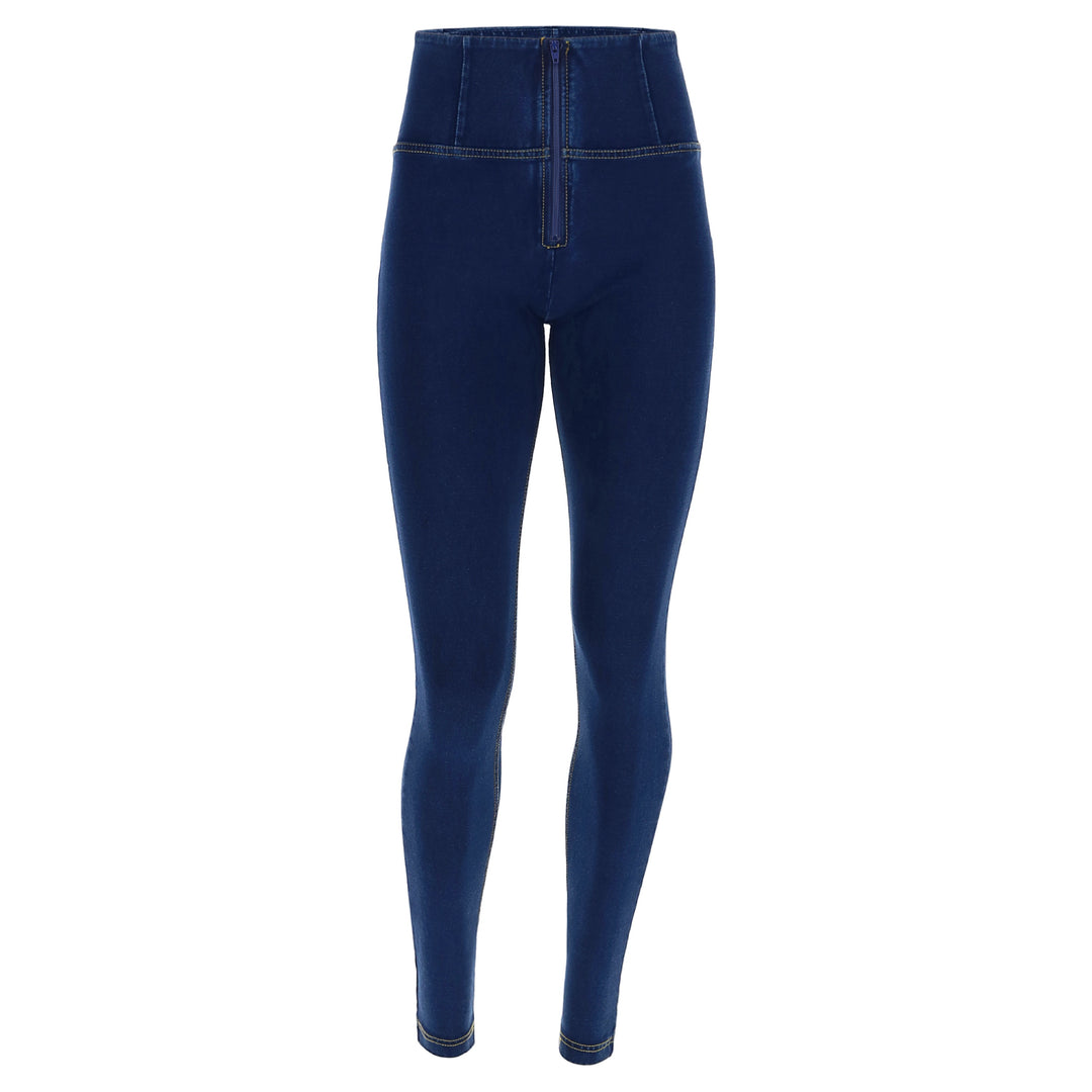 (WRUP2HC002ORG-J0Y) Denim look WR.UP® met Hoge Taille en Ritssluiting