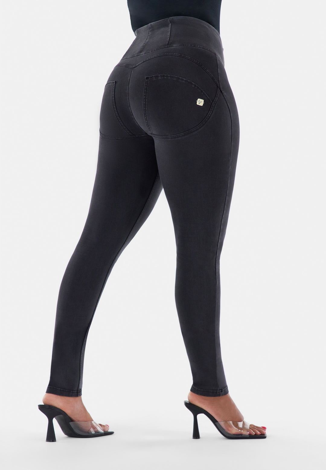 (WRUP1HS275-J7N) Soft Tencel Denim WR.UP® met Hoge Taille en Ritssluiting