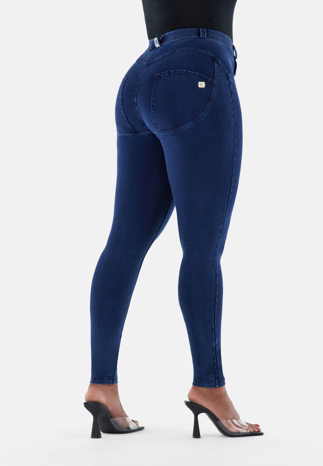 (WRUP1RC002NS-J0B) Blauwe WR.UP®Curvy Fit Regular Waist in Denim Look