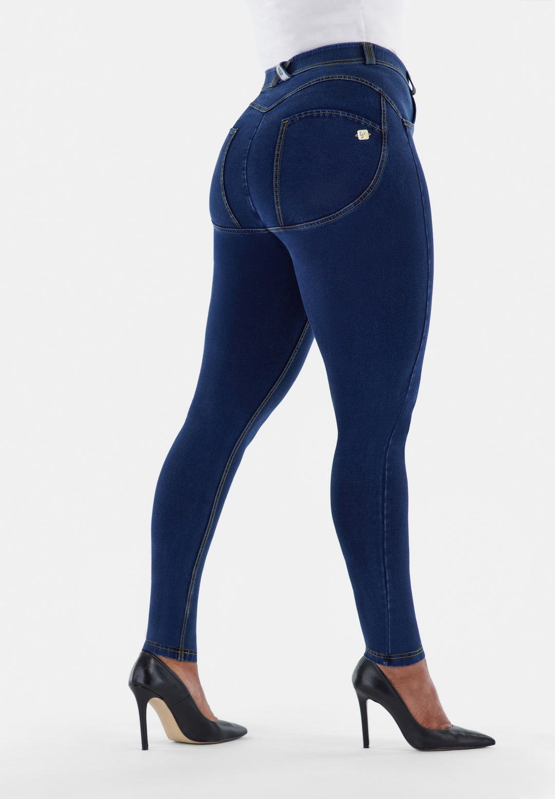 (WRUP1RC002NS-J0Y)  Blauwe WR.UP® Curvy Fit Regular Waist in Denim Look