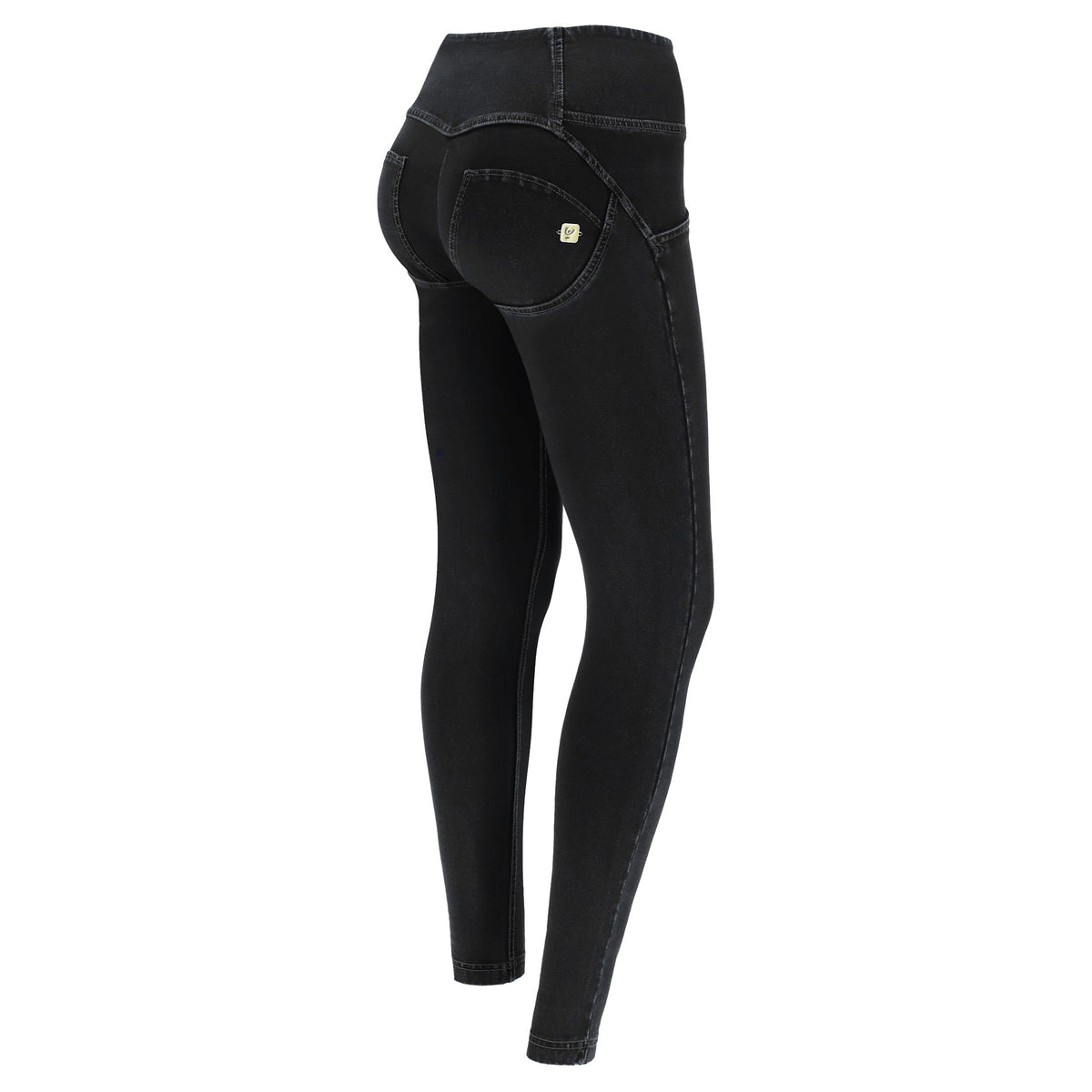 (WRUP2BHC002ORG-J7N) Denim Look WR.UP® avec haute taille et boutonnière agrandi