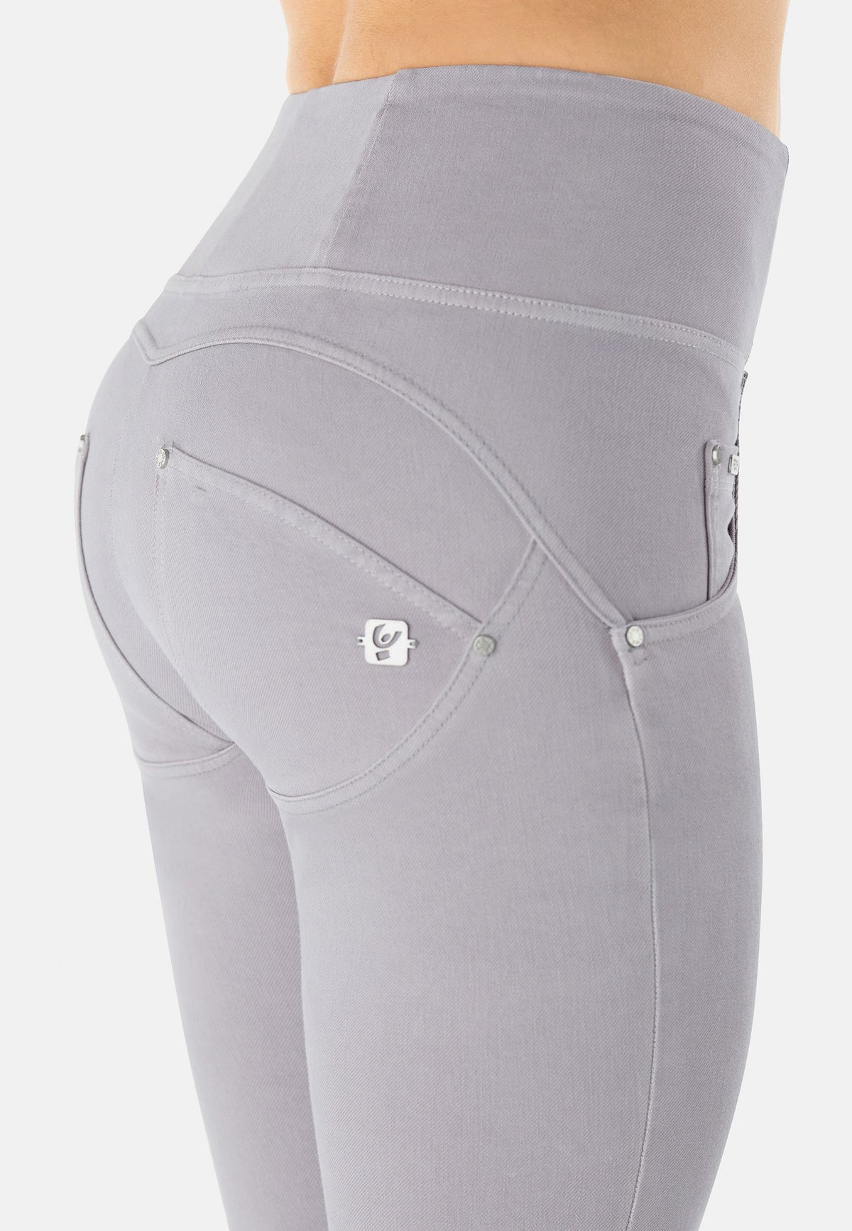 (WRUPSNUG1HC017-G35) Woven Denim WR.UP® Jeans met Hoge Taille enlarged