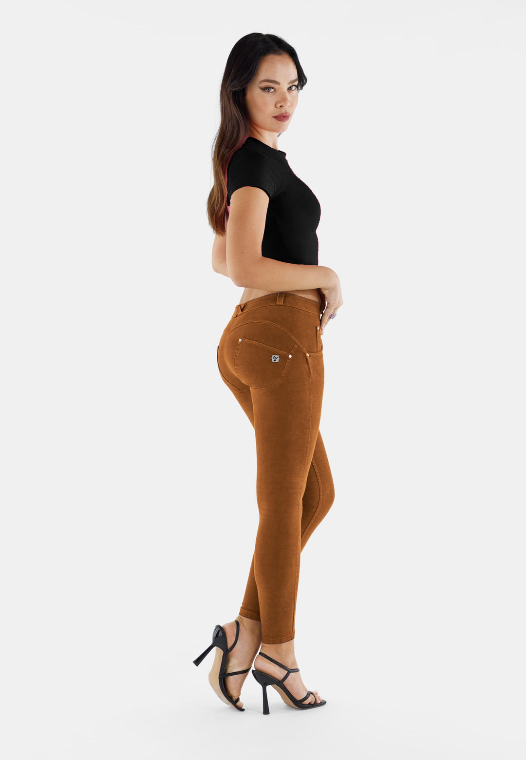 (WRUPSNUG1RC017-M102) Woven Denim WR.UP® Jeans met Regular Waist