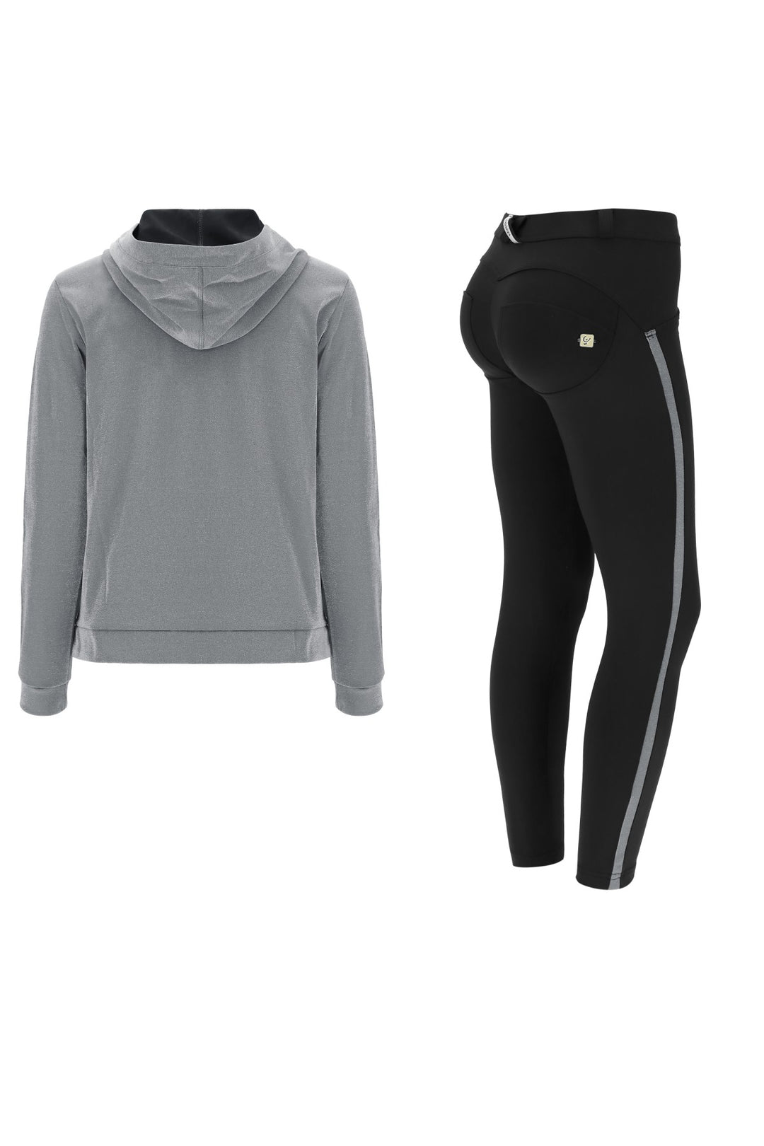 (S0WWTK2-S23N) WR.UP®-IN TRACKSUIT WITH ANKLE-LENGTH SCULPTING TROUSERS AND A LUREX SWEATSHIRT