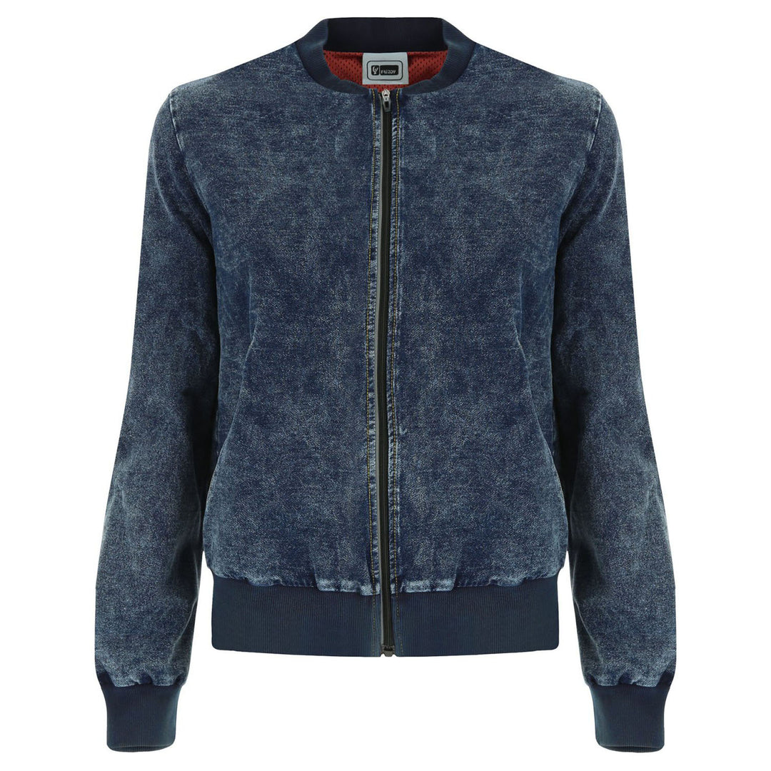 Freddy With Contrast Lining In Denim With Acid-Washed Effect