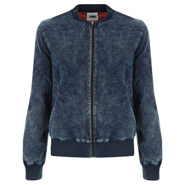 Freddy With Contrast Lining In Denim With Acid-Washed Effect