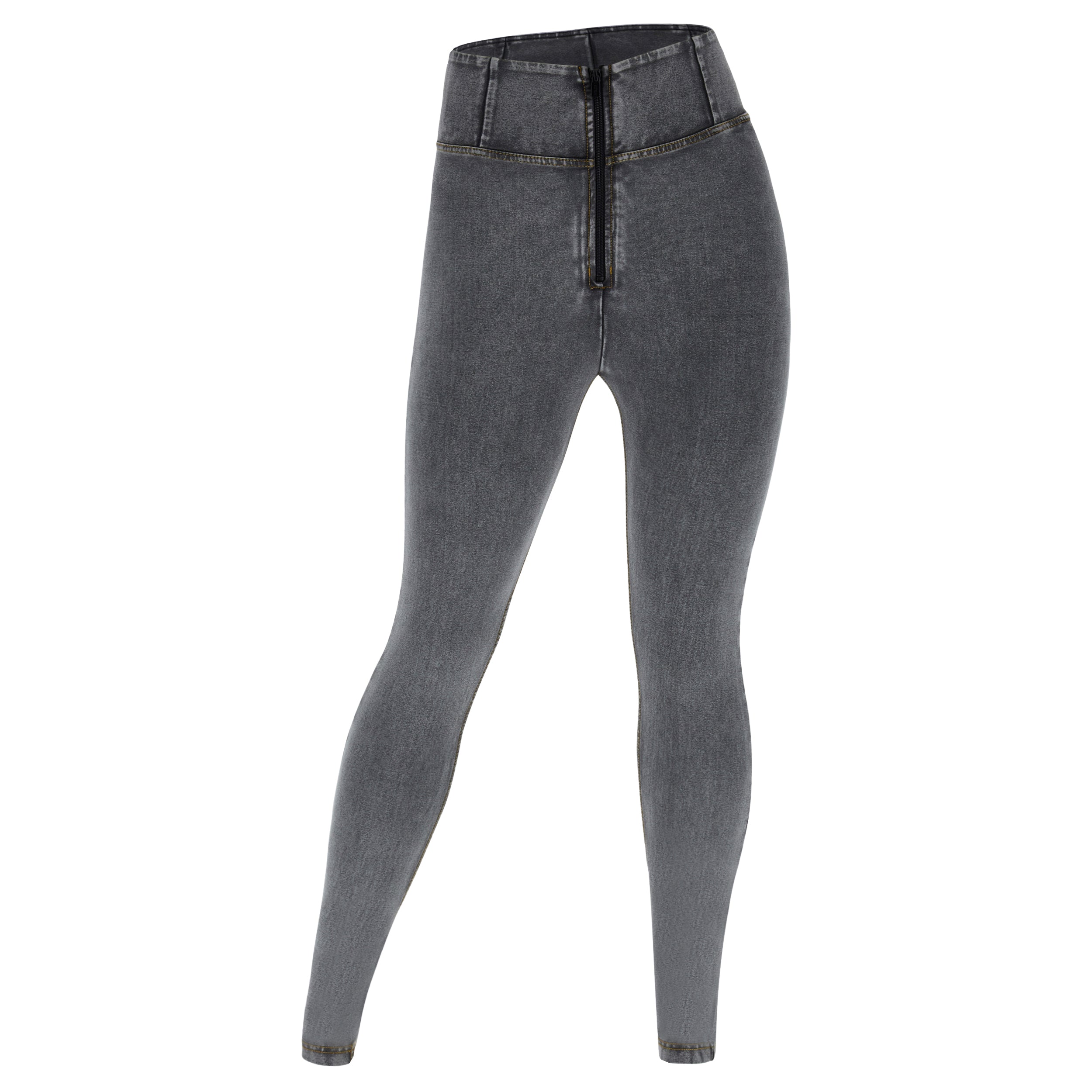 (WRUP1HC002NS-J3Y) Grijze WR.UP® Push Up Jeans met een Hoge Taille en Zip