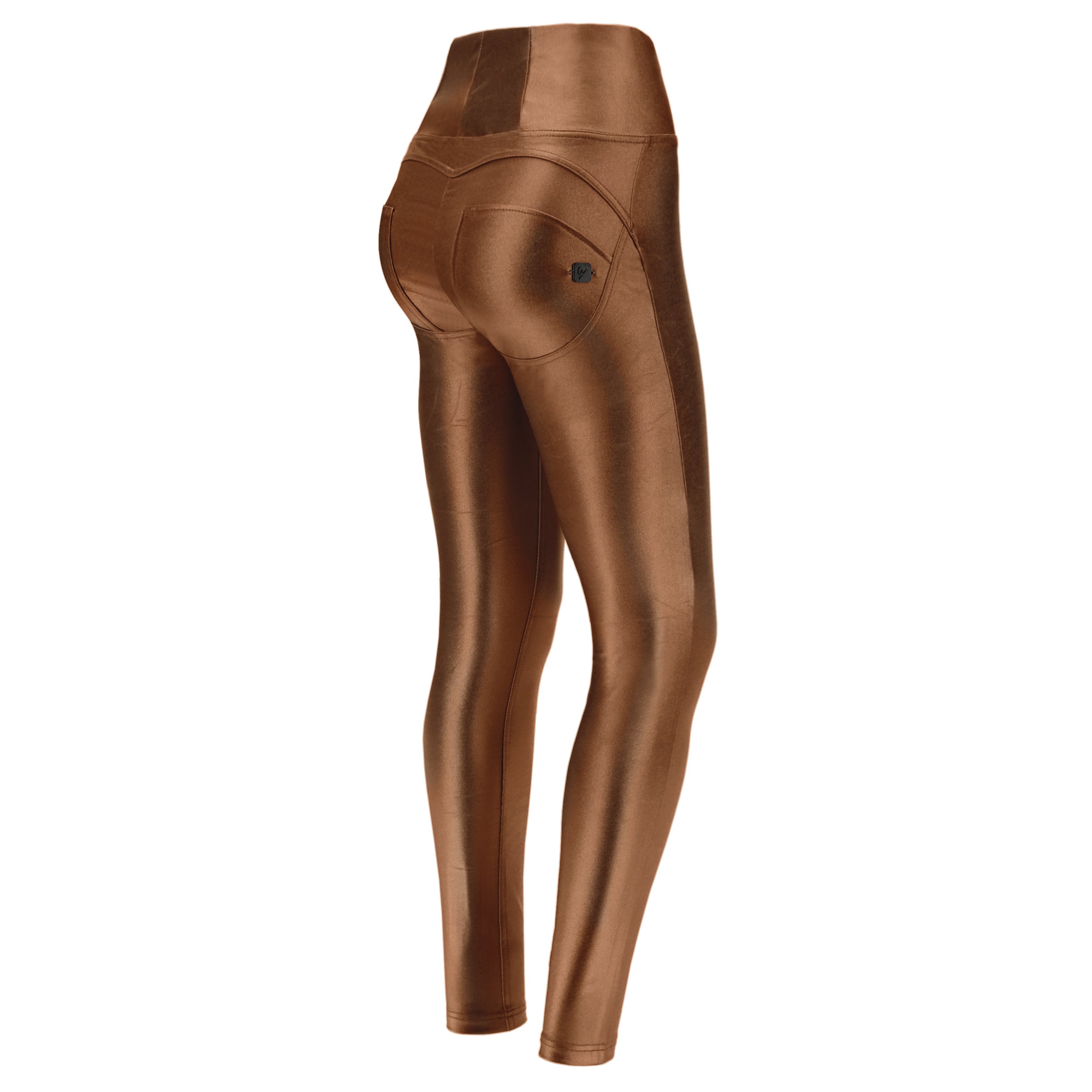 (WRUP1HF119-BRZ1)High Waist WR.UP® Shaping Pants In Coated Metallic Performance Fabric
