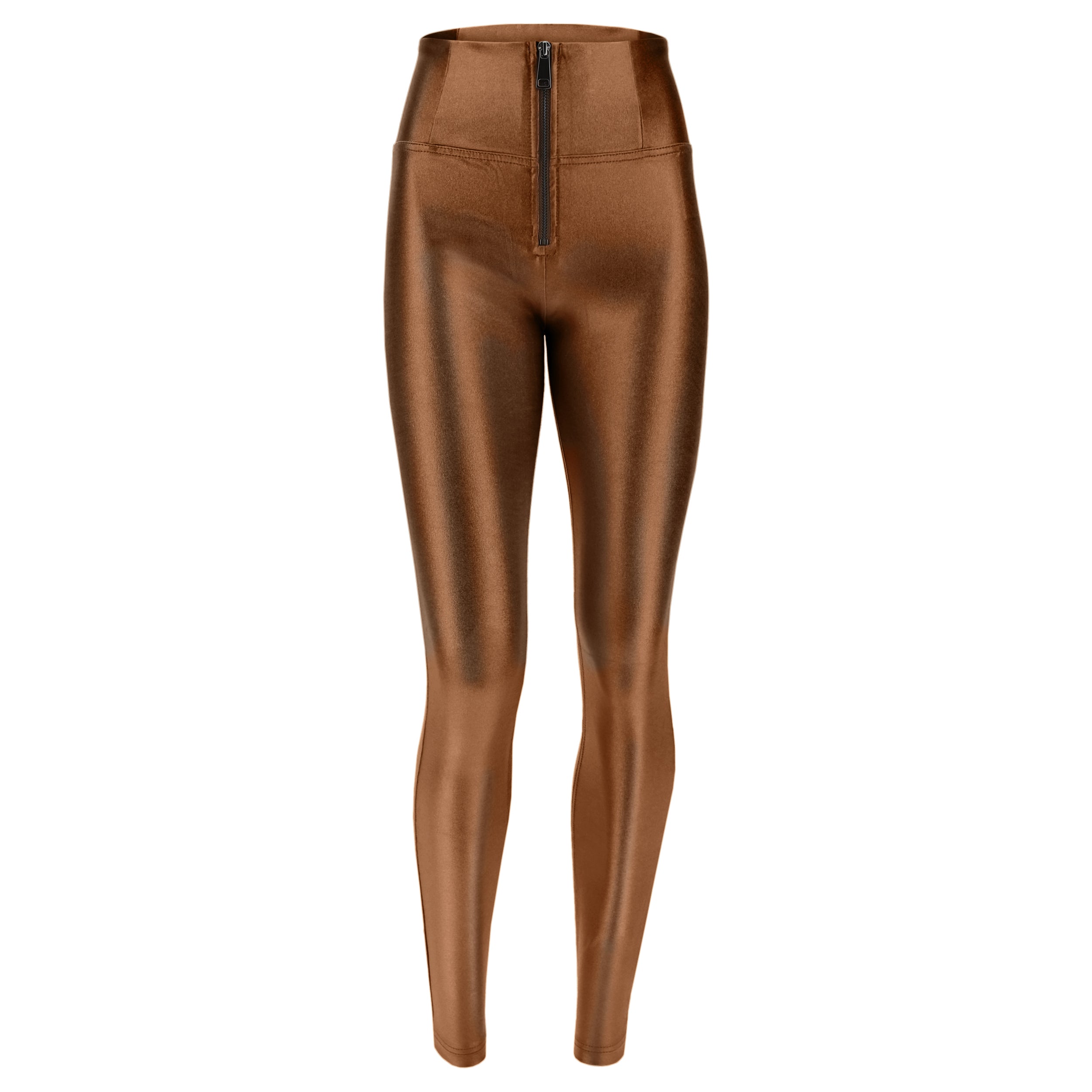 (WRUP1HF119-BRZ1)High Waist WR.UP® Shaping Pants In Coated Metallic Performance Fabric