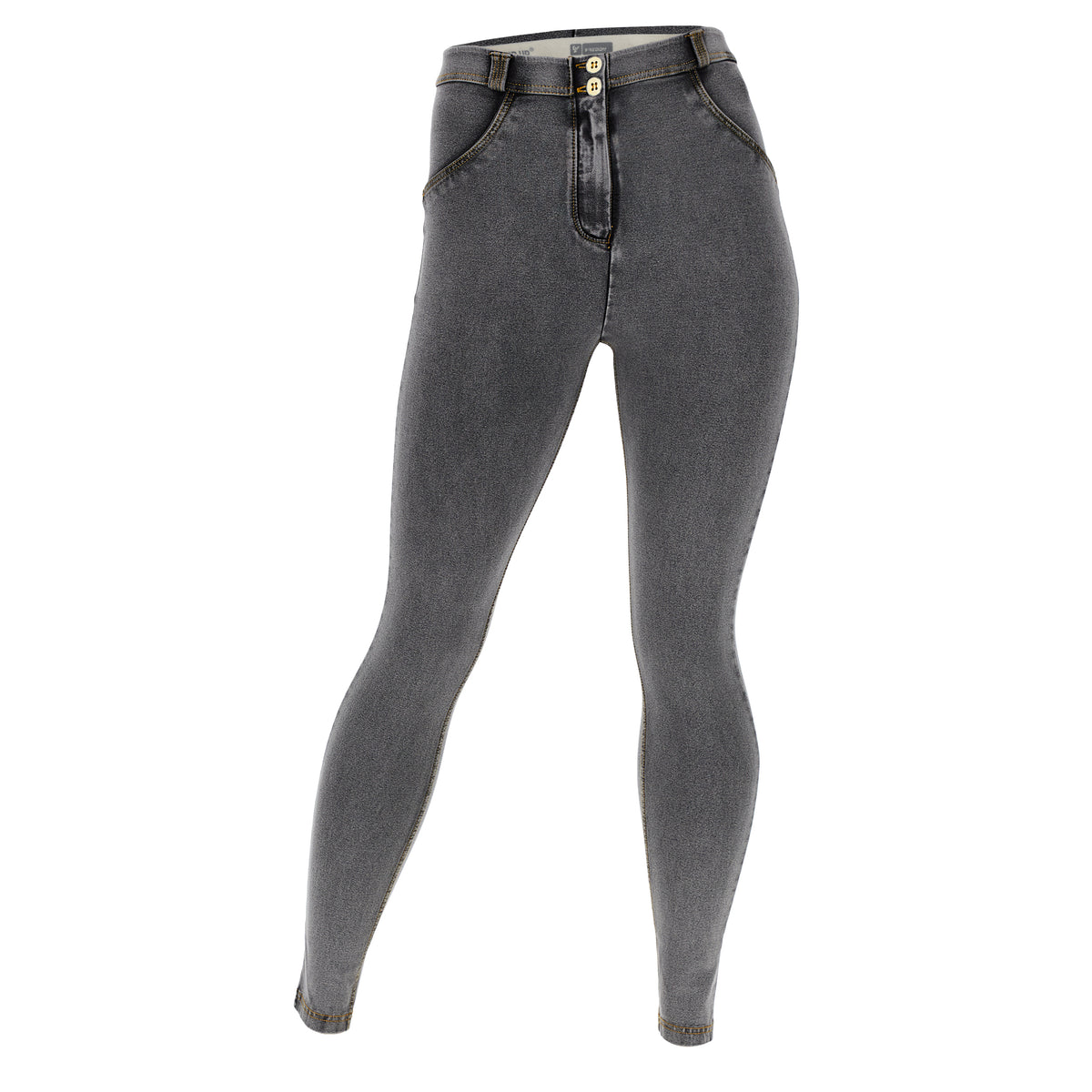 (WRUP1RC002NS-J3Y)  Grijze WR.UP® Curvy Fit Regular Waist in Denim Look enlarged