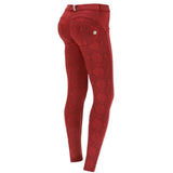 (WRUP1RS150-R68G) WR.UP® TROUSERS IN BREATHABLE SNAKE PRINT FABRIC