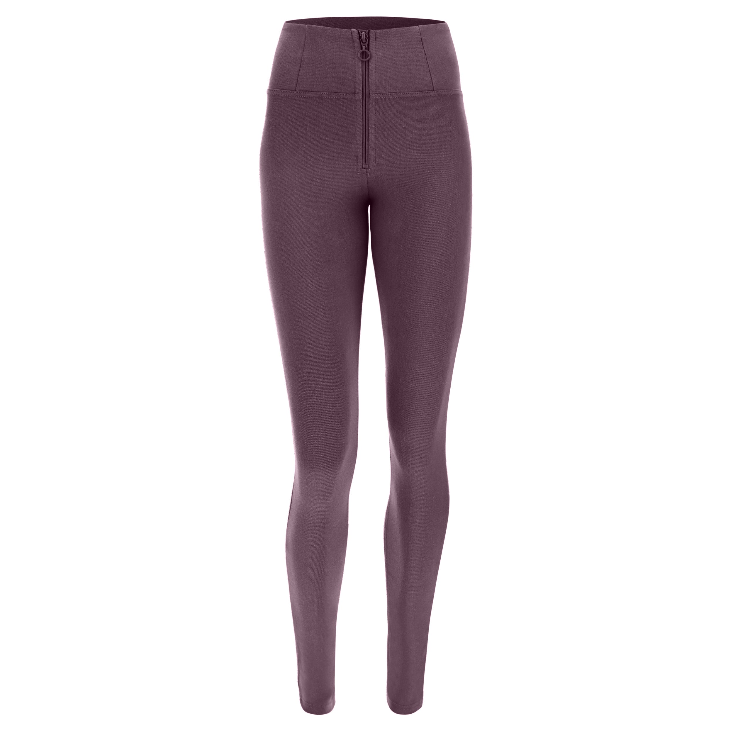 purple paars herfstkleur broek legging pants hoigh waist hoge taille wrup afslankend shape wear slim fit