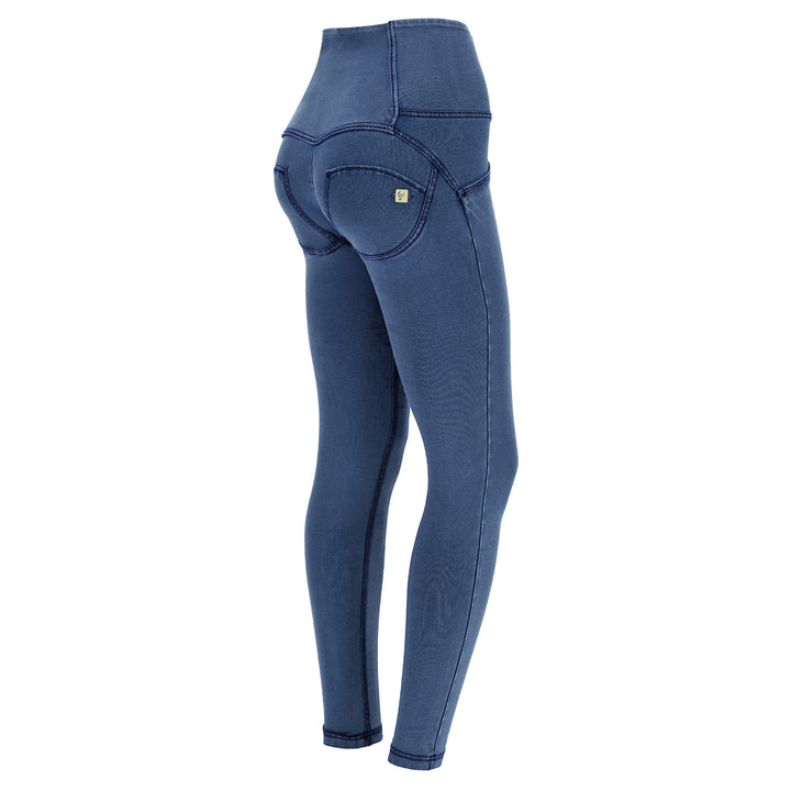 (WRUP2BHC002ORG-J4B) Denim Look WR.UP® met Hoge Taille en Knoopsluiting