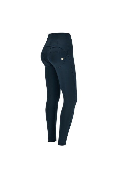 (WRUP2HC004REC-B94) Donkerblauwe WR.UP® met een Hoge Taille in Glimmend D.I.W.O.