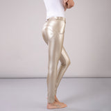 (WRUP2RS925V-O10) METALLIC REGULAR-RISE WR.UP® SUPER-SKINNY GOLD PANTS