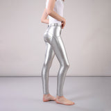 (WRUP2RS925V-S) METALLIC REGULAR-RISE WR.UP® SUPER-SKINNY SILVER PANTS