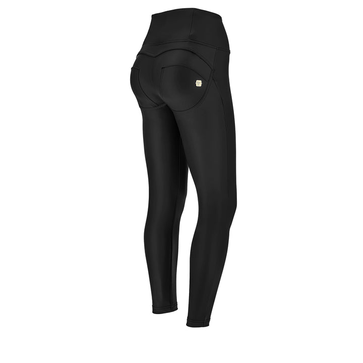 (WRUP4HC006PREC-N)  Leather Look WR.UP® met Hoge Taille in Enkel Lengte