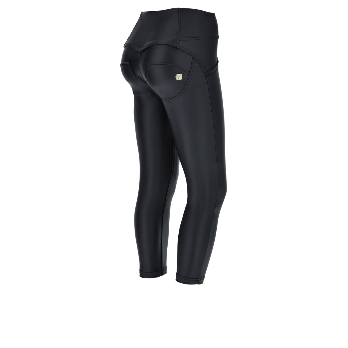 (WRUP4MC006PREC-N) Taille mi-haute aspect cuir WR.UP® en longueur longue avec fermeture éclair agrandi