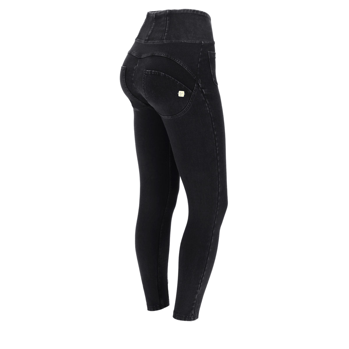(WRUP4SHS224-J7N)  Denim Look WR.UP®  met een Super Hoge Taille en Patch Pockets enlarged