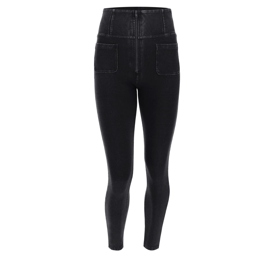 Denim Look WR.UP®  met een Super Hoge Taille en Patch Pockets ander aanzicht