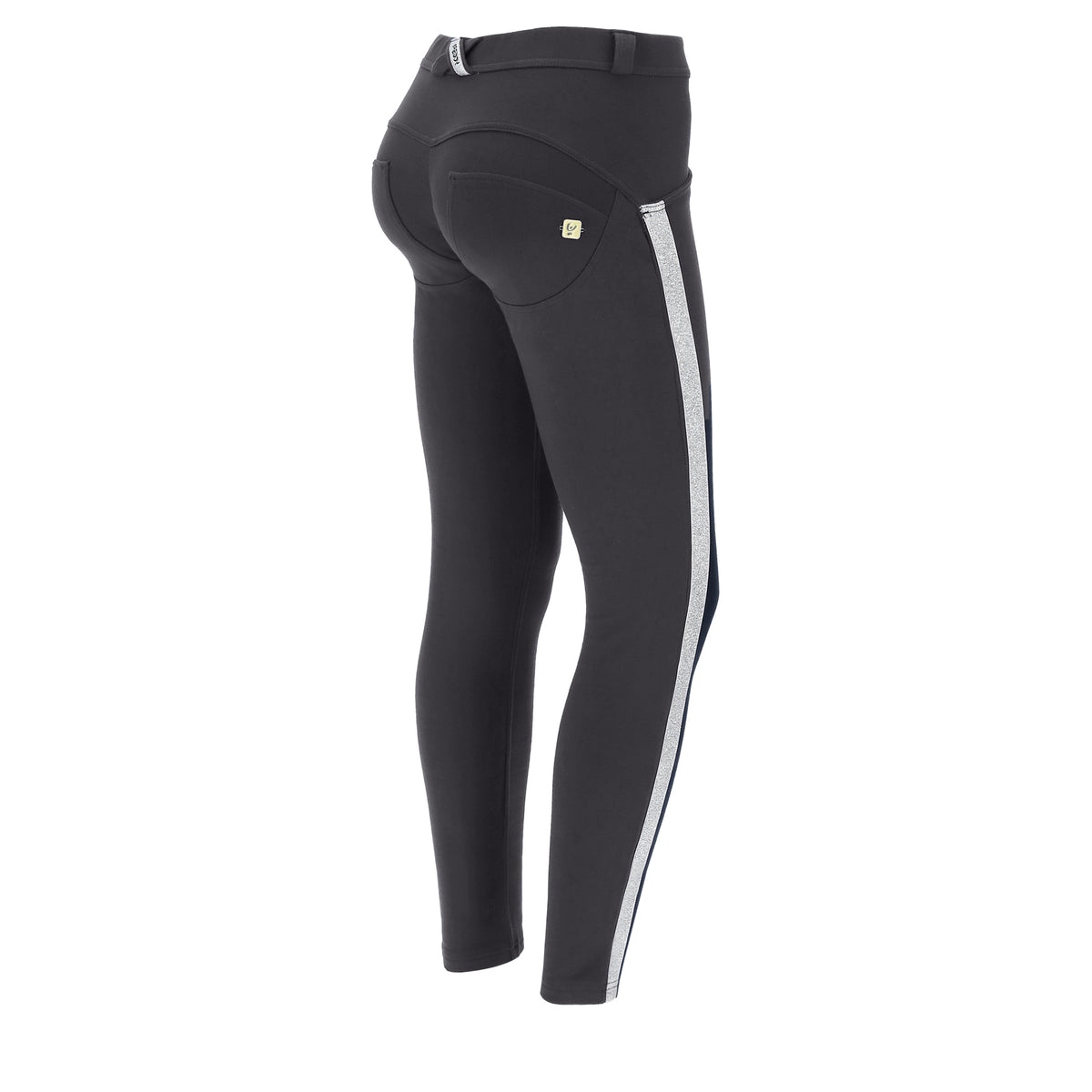 (WRUP5RF019-G71) PANTALON SKINNY WR.UP® LONGUEUR CHEVILLE AVEC BANDES À PAILLETTES agrandi