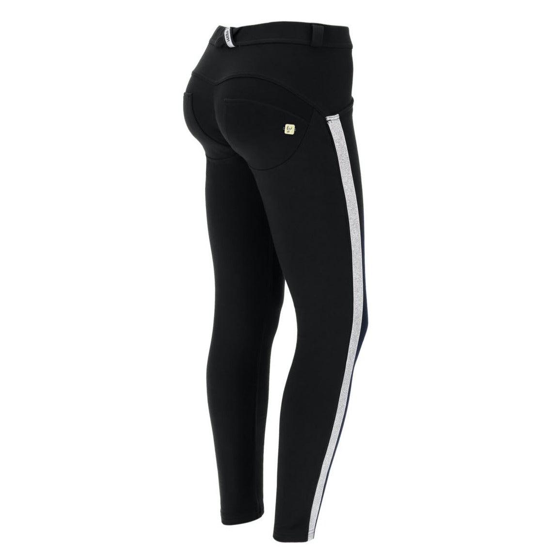 (WRUP5RF019-N) ANKLE-LENGTH SHAPING WR.UP® SKINNY TROUSERS WITH GLITTER BANDS