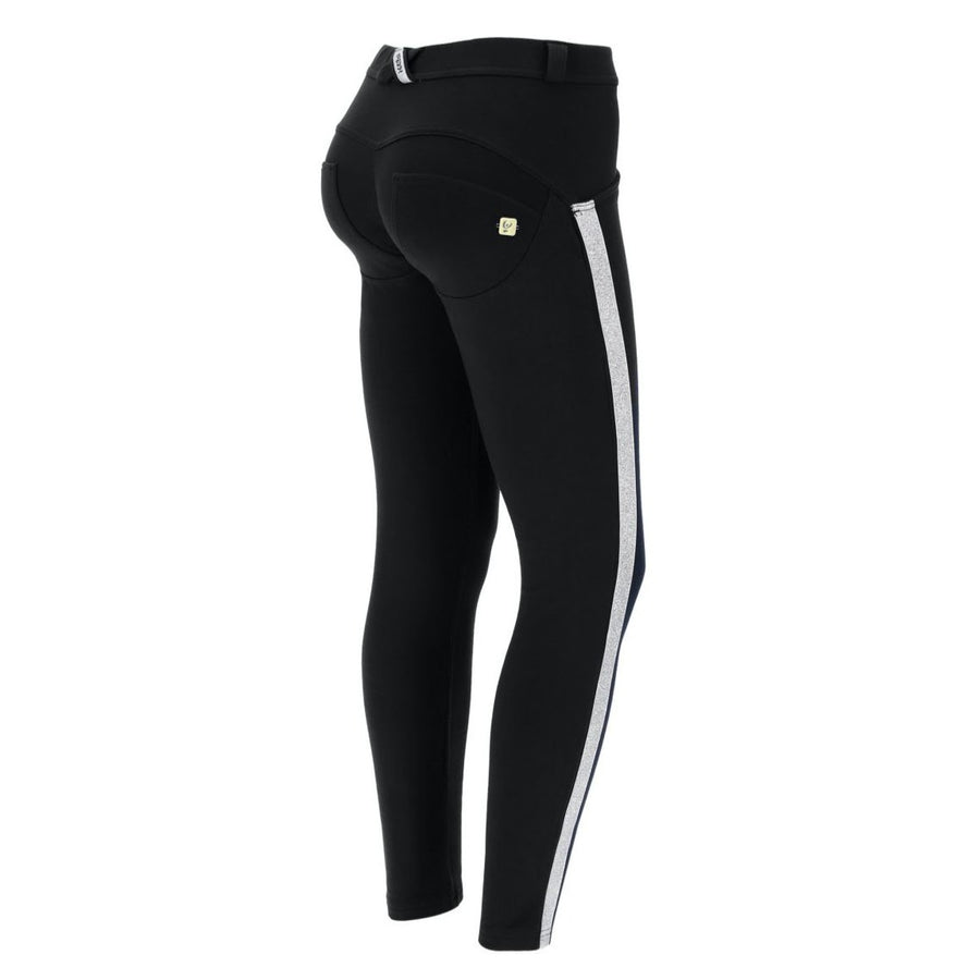 ANKLE-LENGTH SHAPING WR.UP® SKINNY TROUSERS WITH GLITTER BANDS